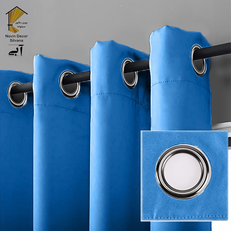 پرده نوین دکور سیلوانا مدل کتان NY31 سایز 280x140 سانتی‌متر