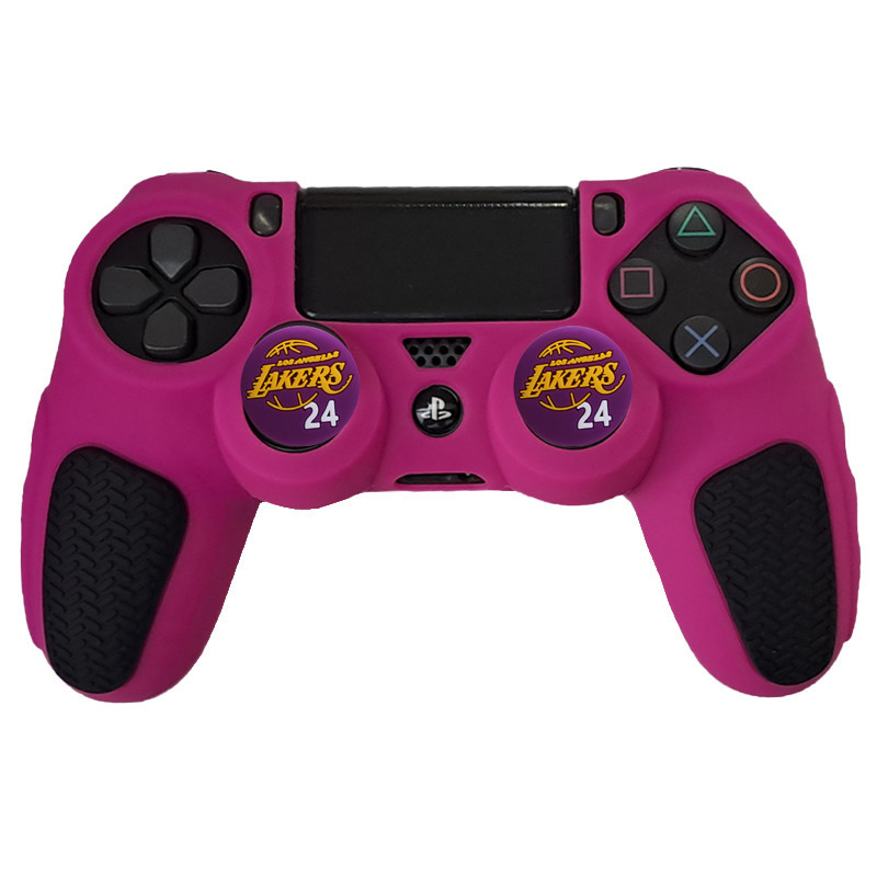 محافظ دسته پلی استیشن ۴ مدل Anti slip PS4404 به همراه روکش آنالوگ
