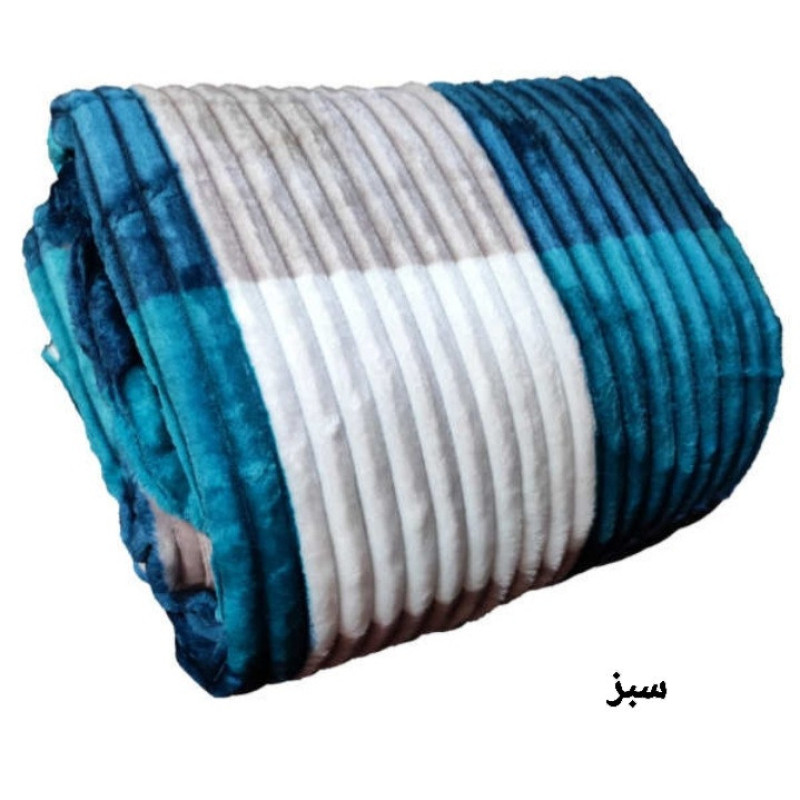 پتو مسافرتی مدل پلیسه ای چهار خانه سایز 200x220  سانتی متر