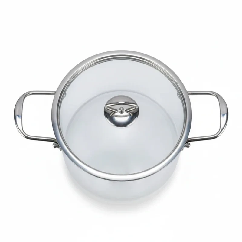 قابلمه پیرکس مدل شعله مستقیم کد 4.5L سایز 20