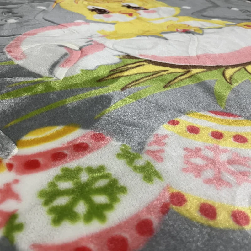 پتو کودک و نوزاد مدل جوجه طلایی سایز 110x80 سانتی متر