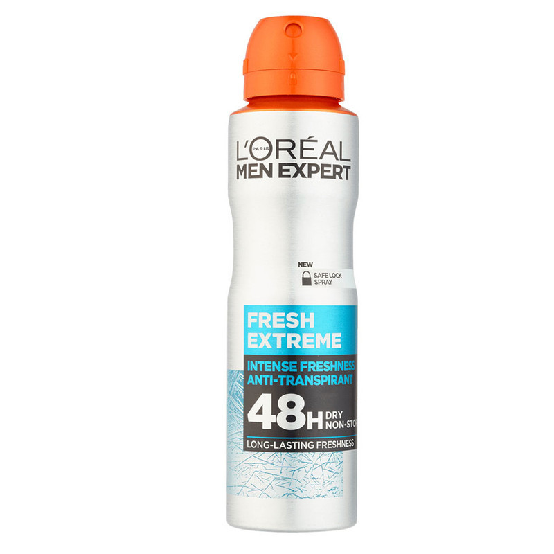 اسپری ضدتعریق مردانه لورآل مدل Fresh Extreme حجم 250 میلی‌لیتر