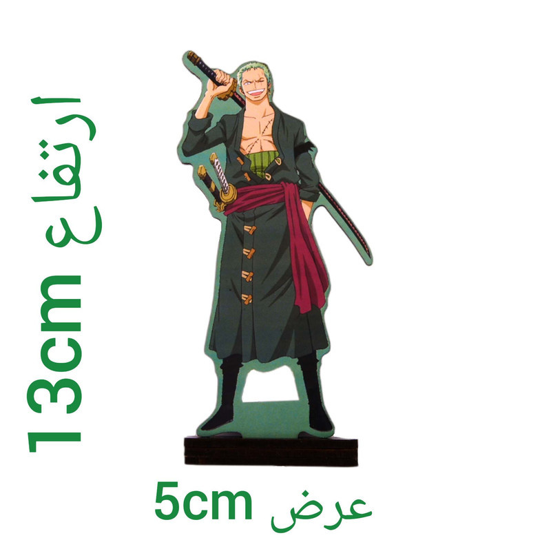 استند رومیزی تزیینی مدل انیمه طرح one piece RORONOA ZORO