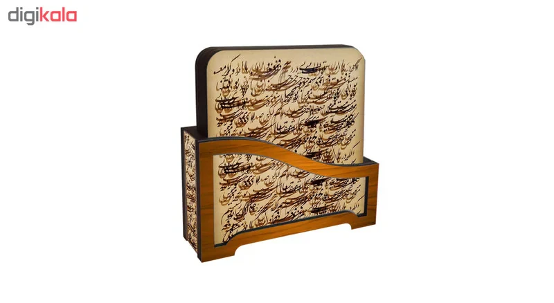 زیر لیوانی لوکسینو مدل ZLQ 2058 بسته 6 عددی