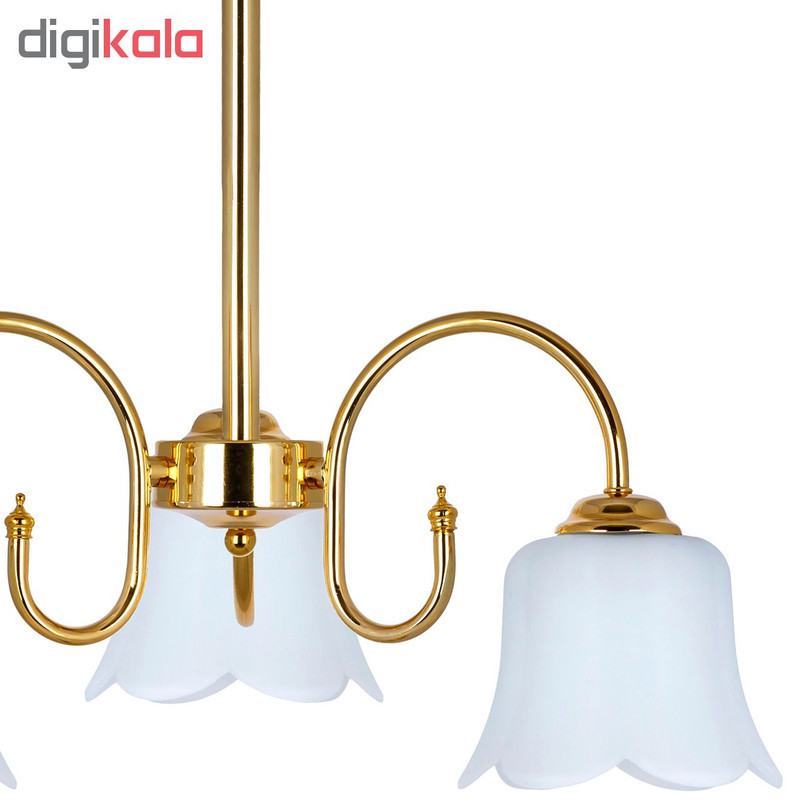 لوستر 3 شعله چشمه نور کد 809.3
