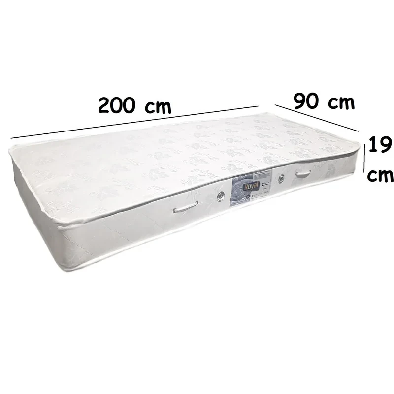 تشک رویال مدل آرام M02 یک نفره سایز 200 × 90 سانتی‌ متر