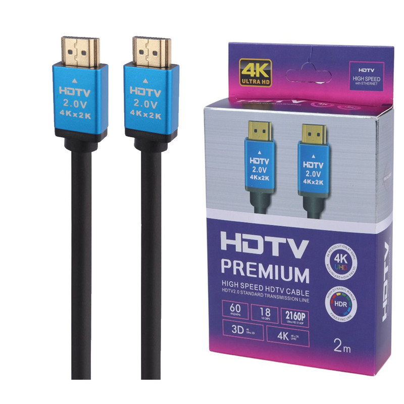 کابل HDMI 4K مدل Premium طول 2 متر