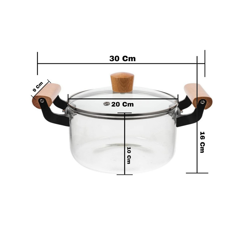 قابلمه مدل 2500mL شعله مستقیم سایز 20
