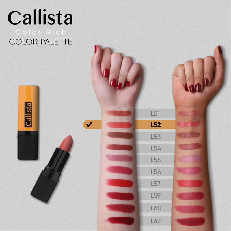 رژ لب جامد کالیستا مدل Color Rich شماره L52