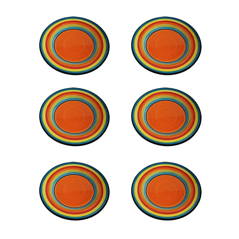پیش دستی مدل رنگین کمان مجموعه 6 عددی