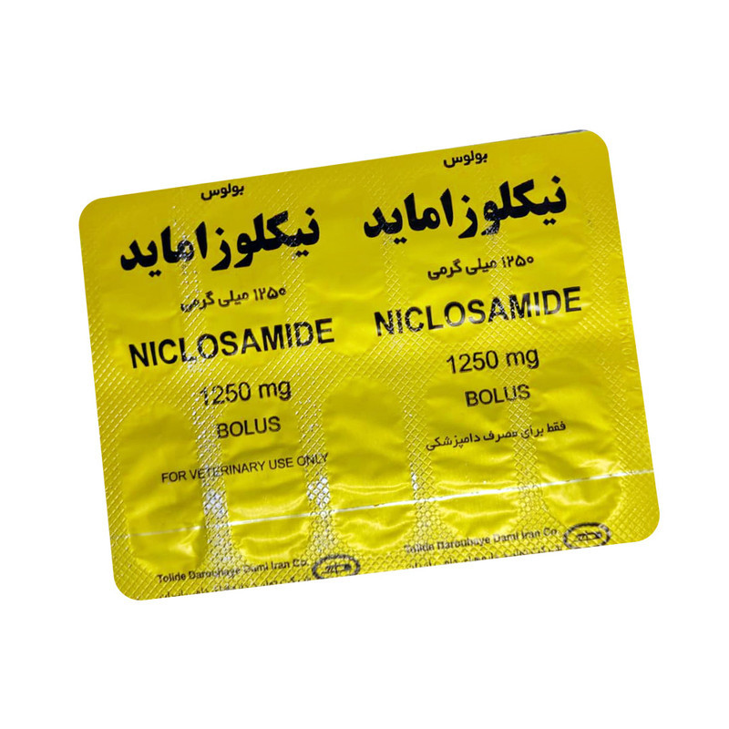 بولوس ضدانگل حیوانات مدل نیکلوزاماید بسته 50 عددی