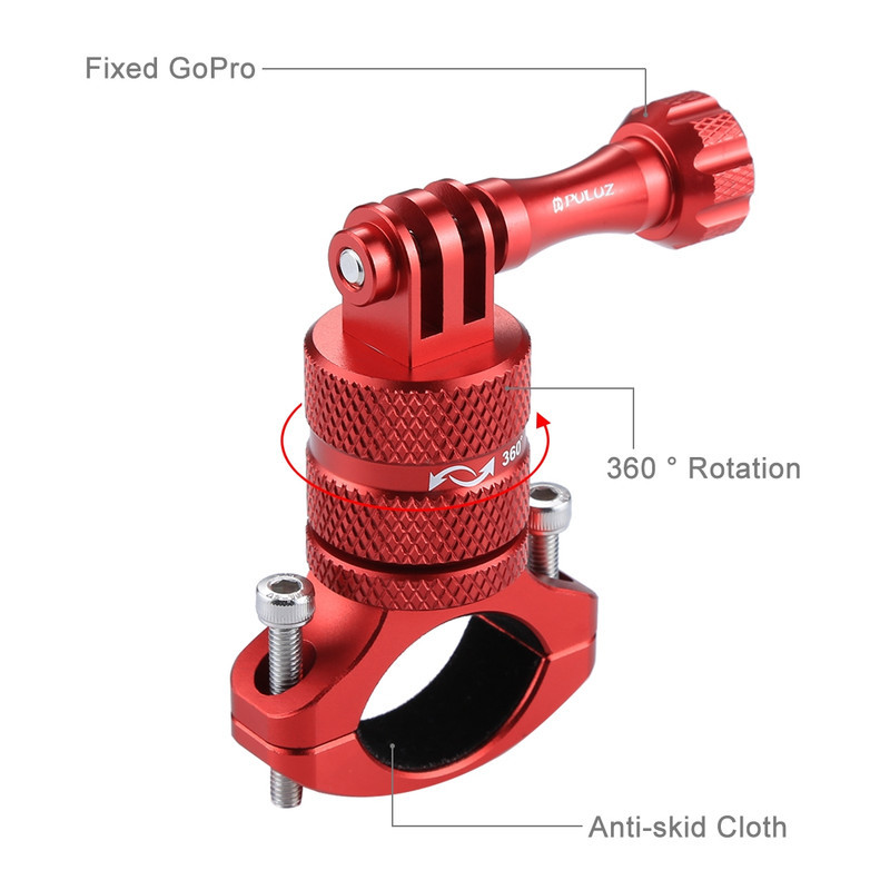گیره و اتصالات پلوز مدل 360Degree Rotation Handlebar Mount مناسب دوربین ورزشی گوپرو