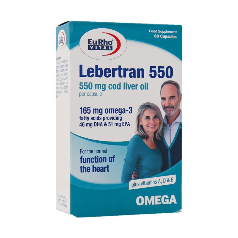 کپسول لبرترن 550 یوروویتال - بسته 60 عددی