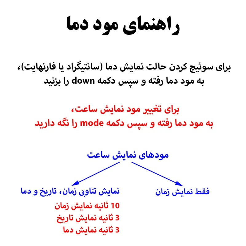 ساعت رومیزی دیجیتال مدل 3618LP