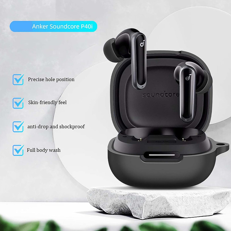 کاور زیرو مدل Silicone ZR مناسب برای کیس هدفون بی‌سیم انکر Soundcore P40i