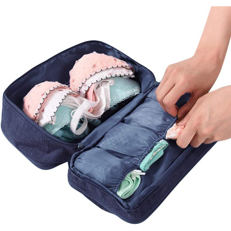 کیف لباس زیر زنانه مدل Travel-NB2024 رنگ سورمه ای