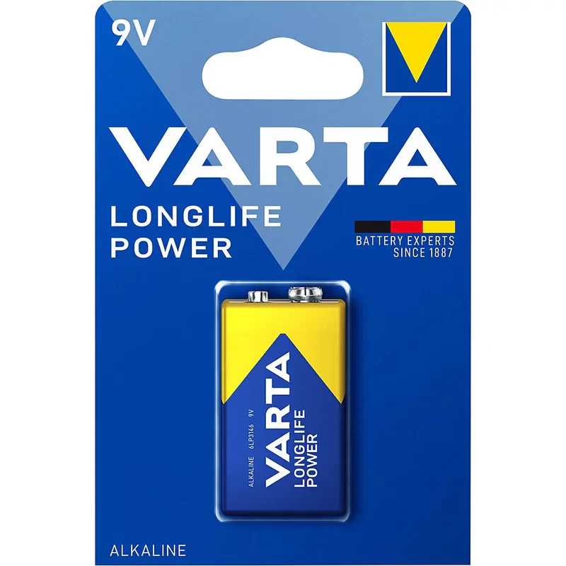باتری کتابی وارتا مدل Longlife Power 9V