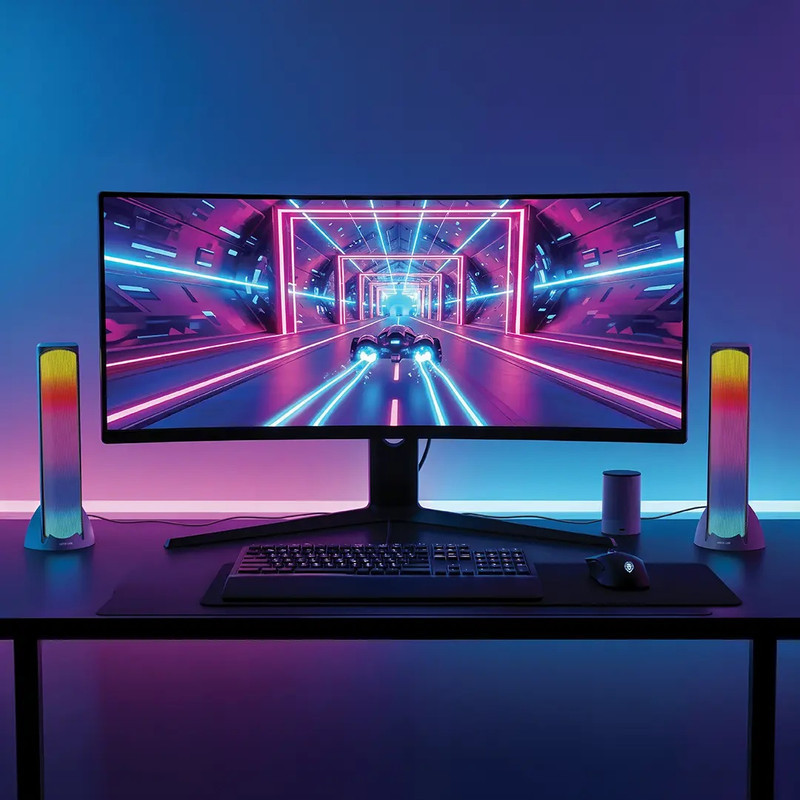 اسپیکر دسکتاپ گرین لاین مدل gaming speaker soundray