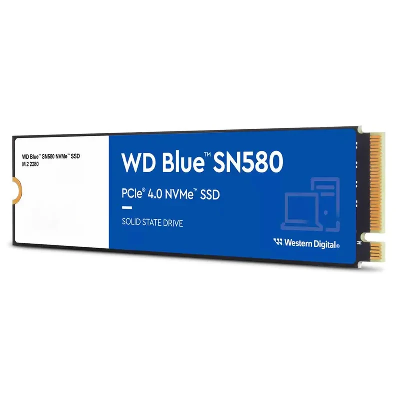 اس اس دی اینترنال PCIe Gen4 x4 وسترن دیجیتال مدل WD Blue SN580 ظرفیت 500 گیگابایت
