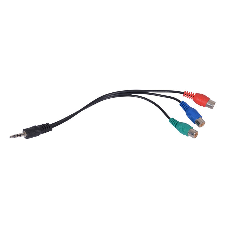 کابل تبدیل جک 3.5 میلی متری به RCA مدل H.K طول 0.2 متر