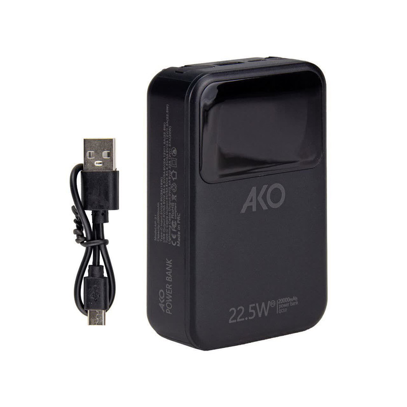 پاوربانک آکو مدل AP-21 Mini  ظرفیت 20000 میلی آمپر ساعت