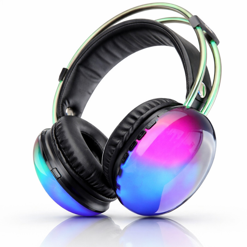 هدفون مخصوص بازی بلوتوثی ارلدام مدل Cool RGB Lighting Effect BH90