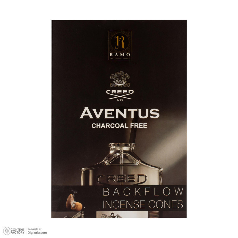 عود رامو مدل آبشاری  رایحه ادکلن AVENTUS بسته 10 عددی