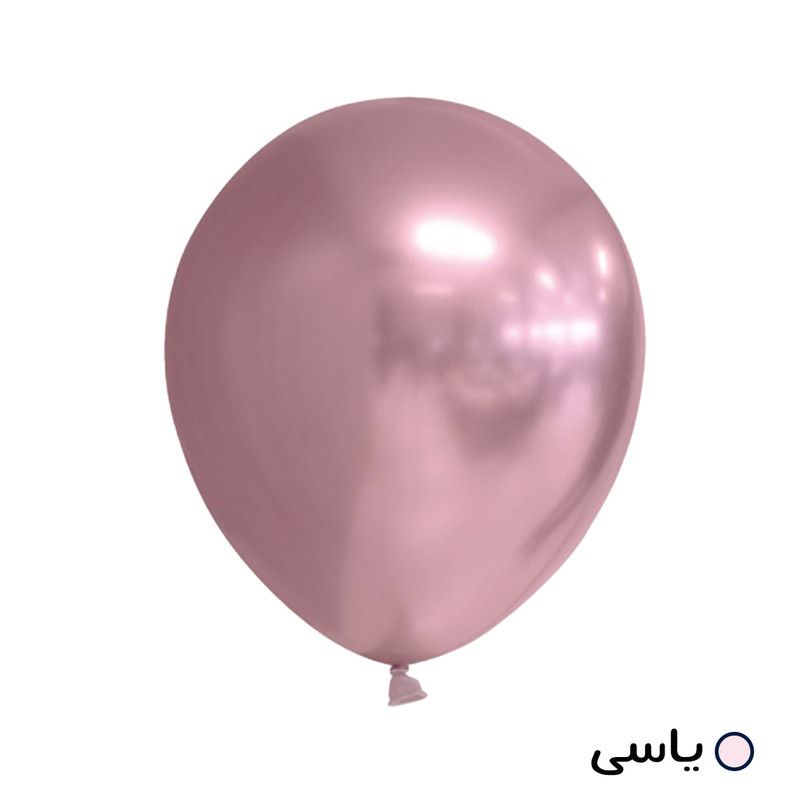 بادکنک مدل لاتکس کروم بسته 10 عددی