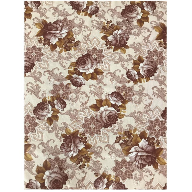سفره 6 نفره مدل ماژستیک طرح 2 رو کد 07 سایز 150×100 سانتی متر
