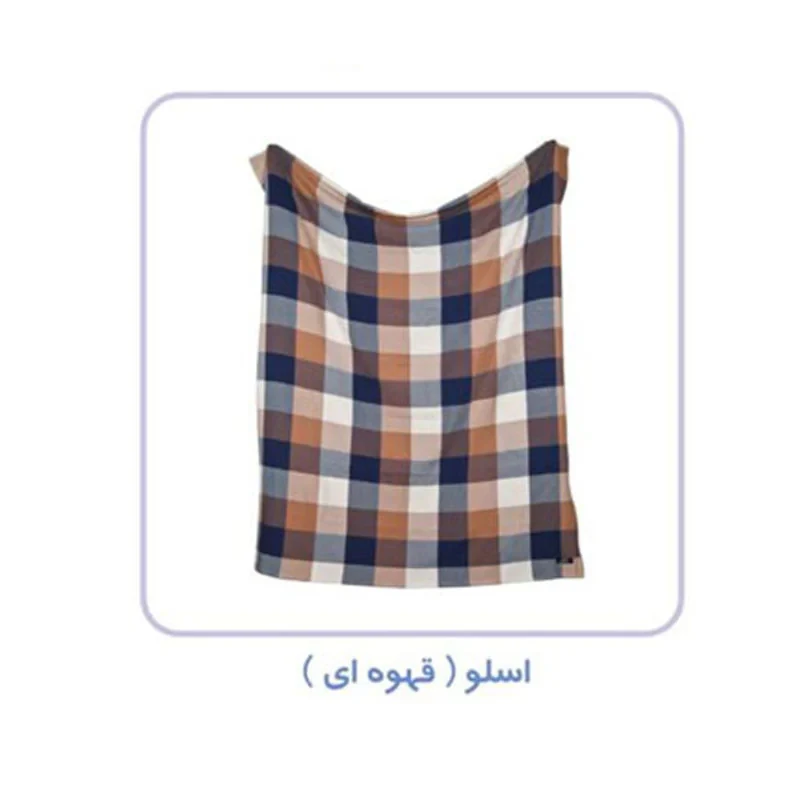 پتو مسافرتی برق لامع مدل اسلو غیر مخمل سایز 150*200 سانتی متر