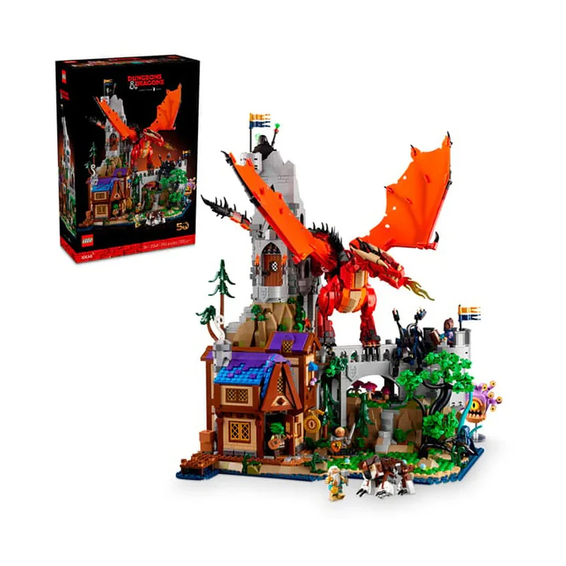 لگو 3745 تکه سری Ideas مدل Dungeons & Dragons Red Dragon’s Tale کد 21348