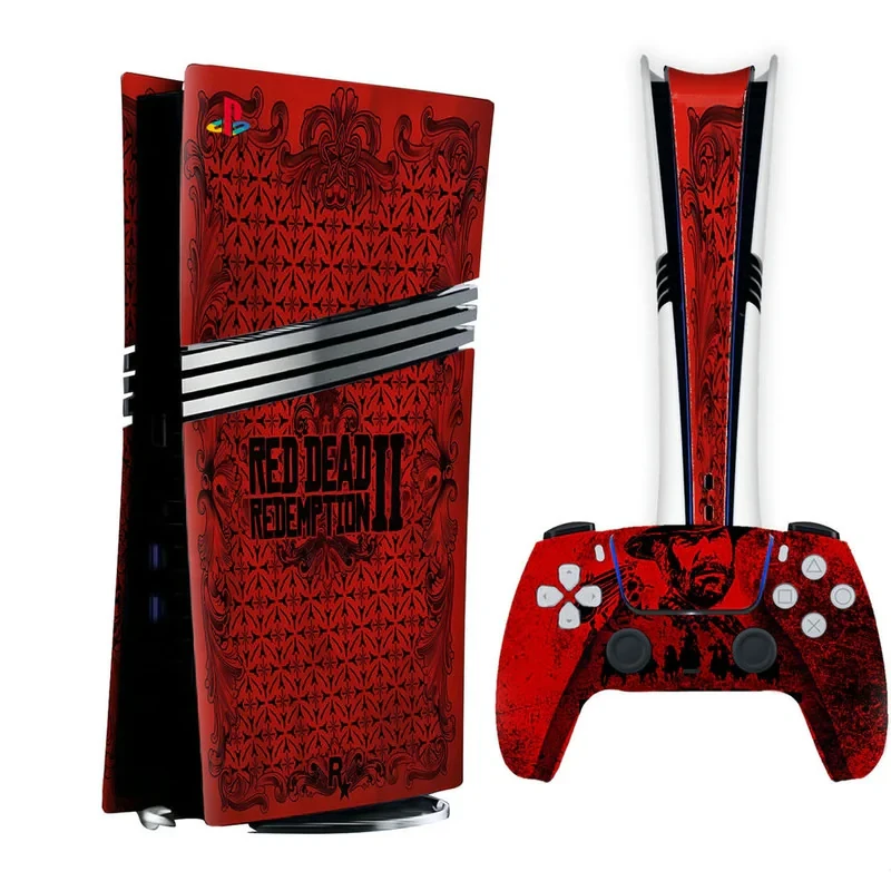برچسب پلی استیشن ۵ پرو دیجیتال هاماگراف مدل reddead redemption 2