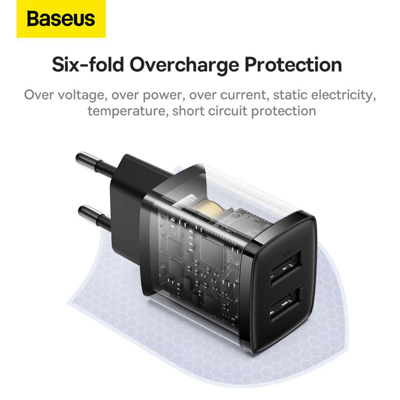 شارژر دیواری باسئوس مدل Compact Charger
