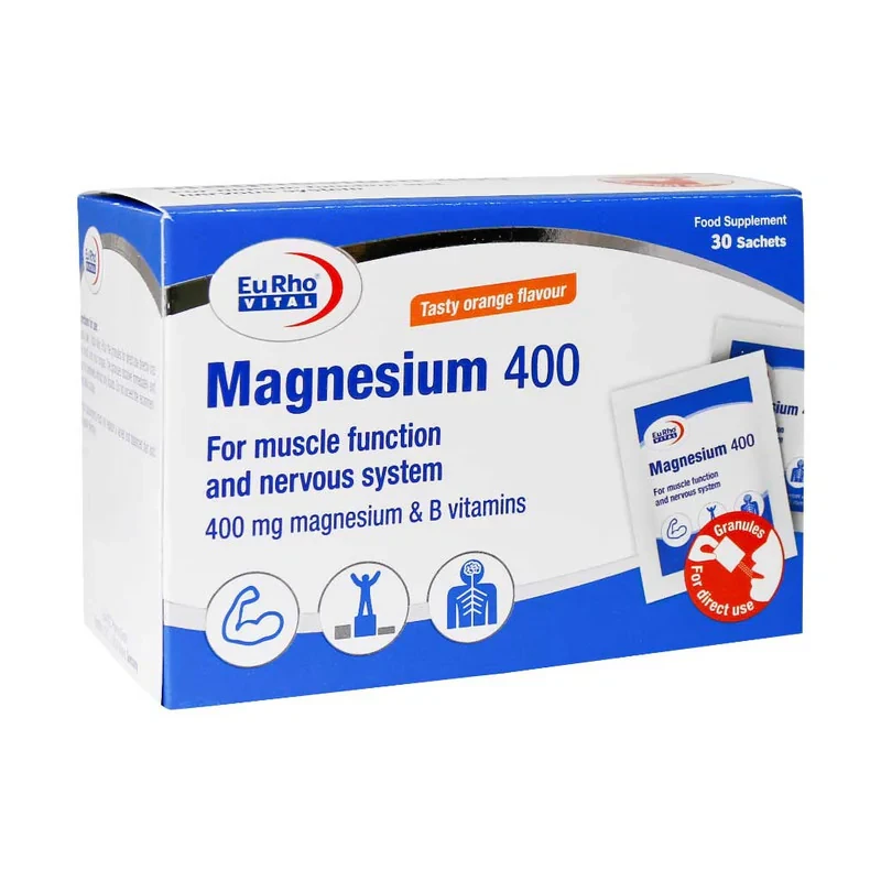 ساشه منیزیم 400 یوروویتال بسته 30 عددی