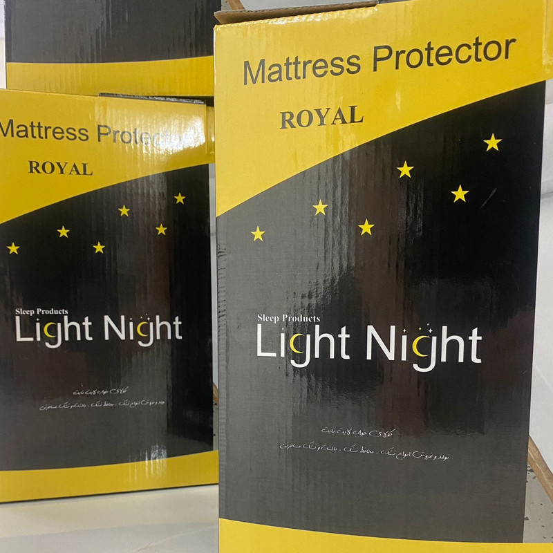 محافظ تشک لایت نایت مدل ضدآب دو نفره سایز 200x180 سانتی متر