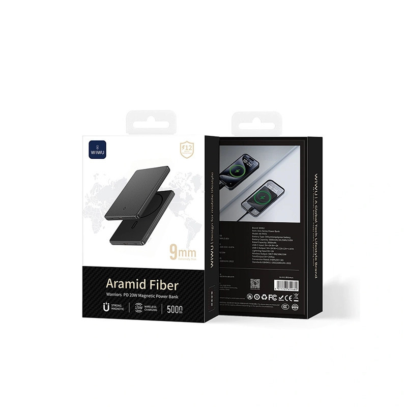 پاوربانک 20 وات ویوو مدل Wi-P072 ظرفیت 5000 میلی‌آمپرساعت