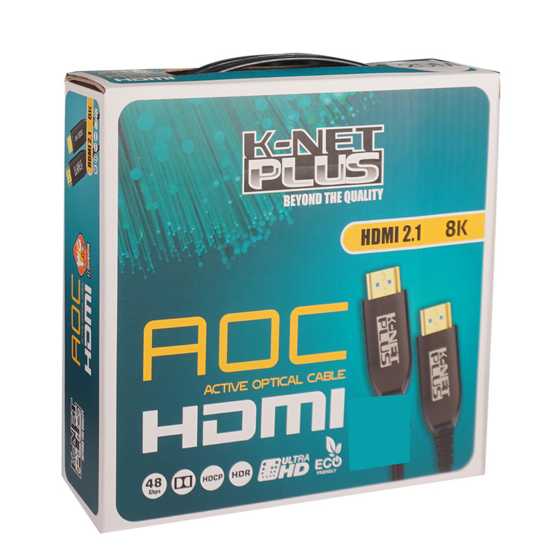 کابل HDMI 2.1 AOC کی نت پلاس مدل KP-CHAOC21250 طول 25 متر
