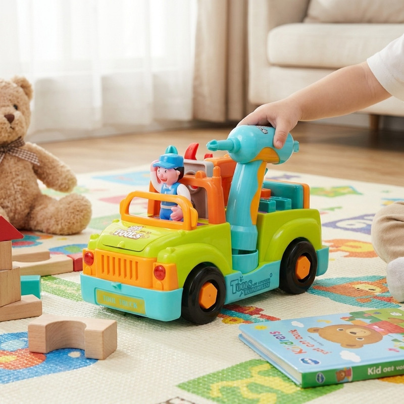 اسباب بازی هولا طرح ماشین ابزار مدل تیوای 6109