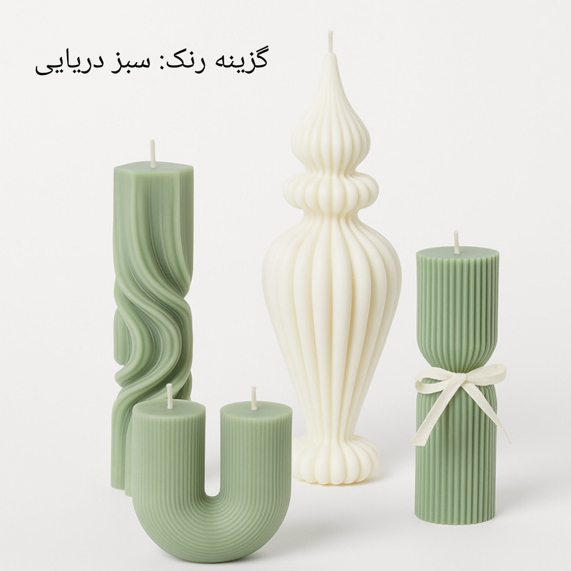 شمع استوانه بدون بو مدل PD145 زمان اتمام 100 ساعت بسته 4 عددی