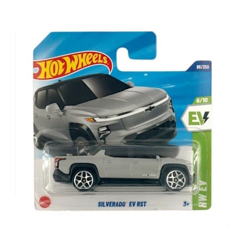 ماشین بازی هات ویلز مدل Silverado EV RST کد 5785  HYX30