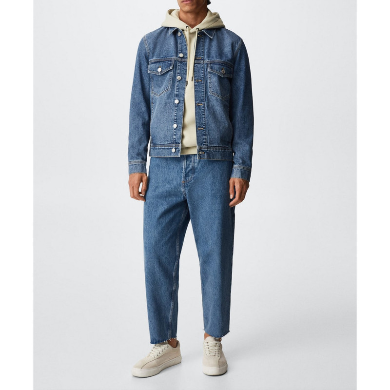 کت جین مردانه مانگو مدل Cepli denim mont