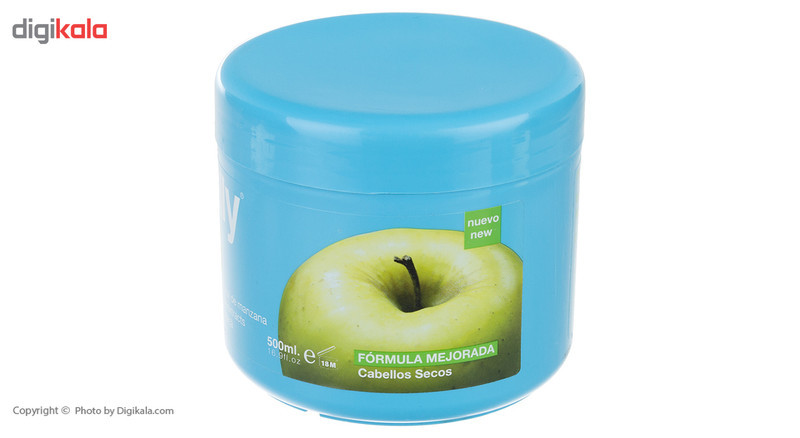 ماسک مو نلی مدل Green Apple حجم 500 میلی لیتر