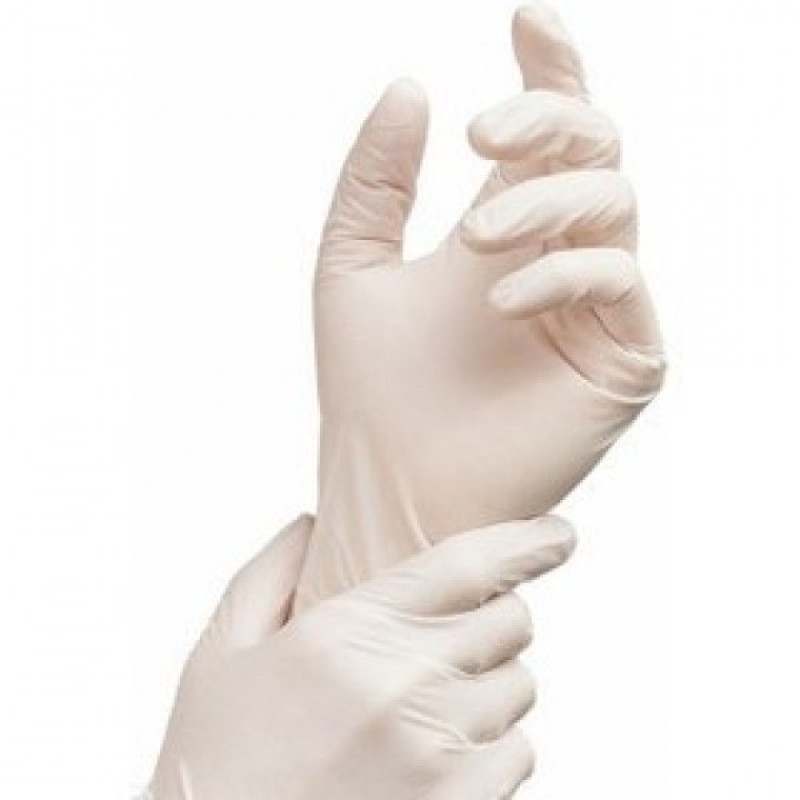 دستکش جراحی لاتکس استریل حریر مدل 01 سایز 7 بسته 50 عددی
