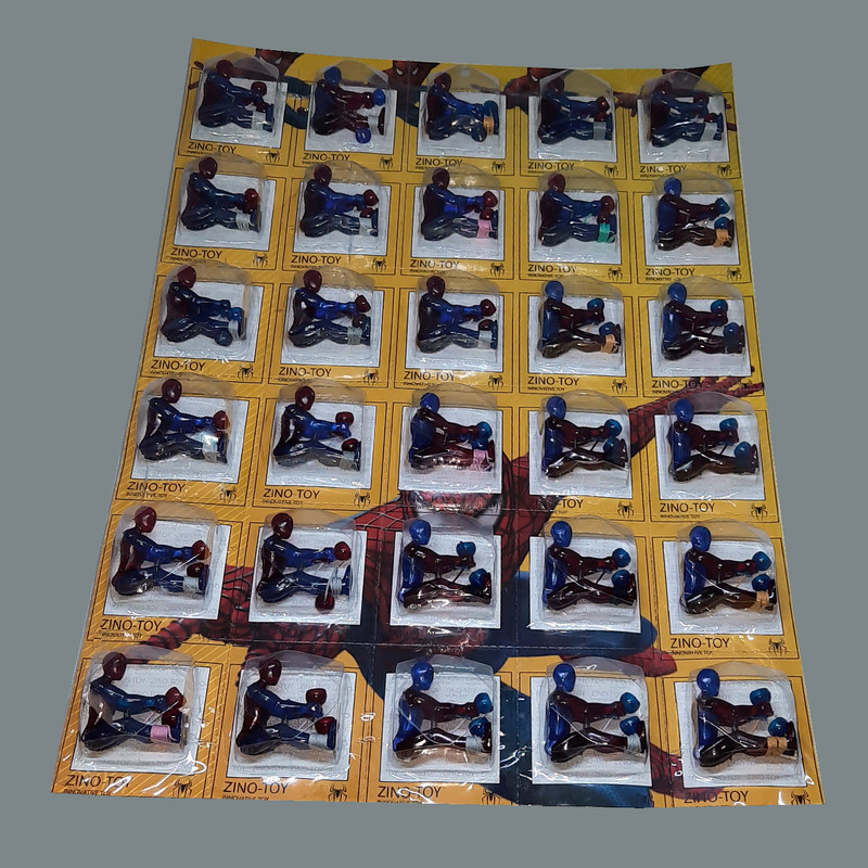 اسباب بازی مرد عنکبوتی مدل نیو زینومن ارتفاع 6 سانتی متر بسته 30 عددی