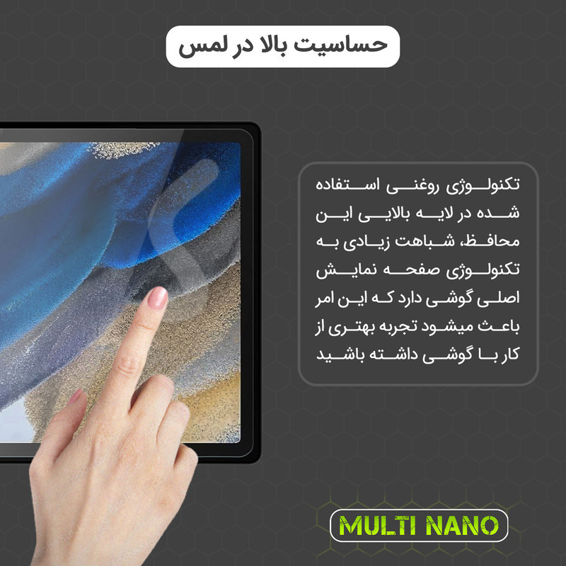 محافظ صفحه نمایش شفاف مولتی نانو مدل X-SFT مناسب برای تبلت مایکروسافت Surface Pro 7 Plus 12.3 inch به همراه محافظ پشت