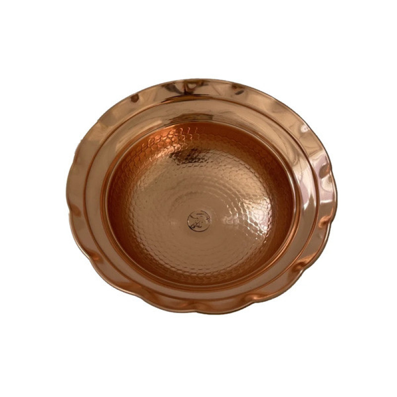 شکلات خوری مسی مدل لب چین کد ZH266.1