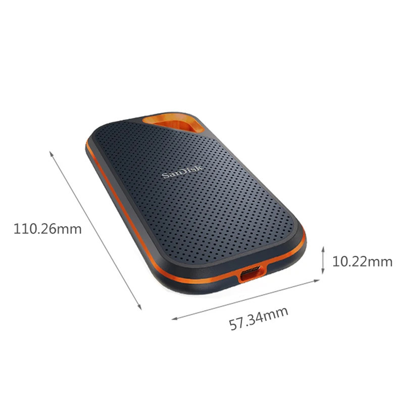 اس اس دی اکسترنال سن دیسک مدل Extreme PRO E81 ظرفیت 2 ترابایت رابط USB 3.2 Gen2