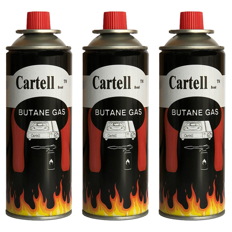 کپسول گاز مسافرتی کارتل باند مدل CG-03 بسته 3 عددی