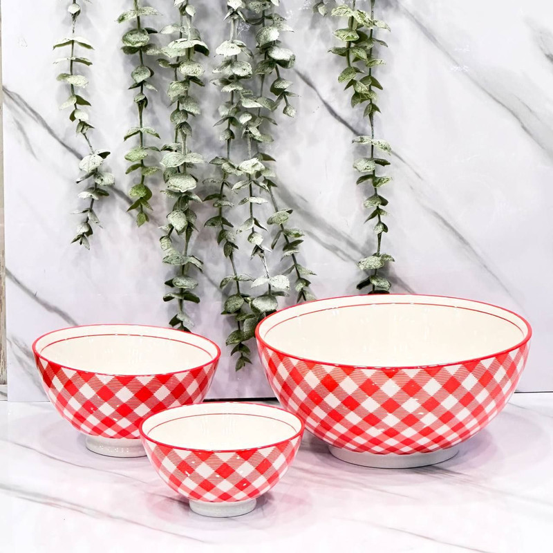 کاسه مدل سوپ خوری طرح چهار خانه