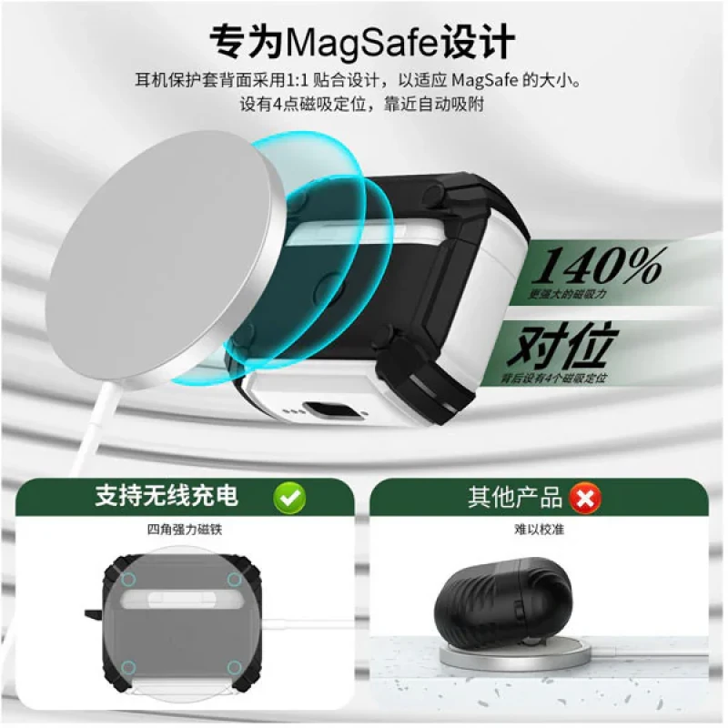 کاور اگشل مدل A-02 مناسب برای کیس اپل ایرپاد Airpods proAirpods pro2